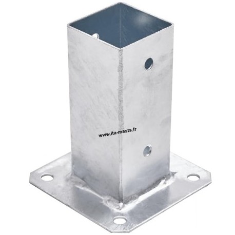 PM70, pied pour mât de 70 mm