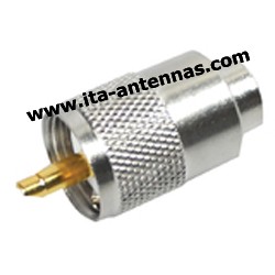 PL259/10, connecteur PL pour câble 10 mm