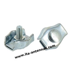 4 mm stainless steel simplex wire rope clip cable clamp
