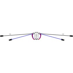 DPL18/24 II, double dipôle 1/2 onde 18 et 24 MHz (WARC) + choke balun