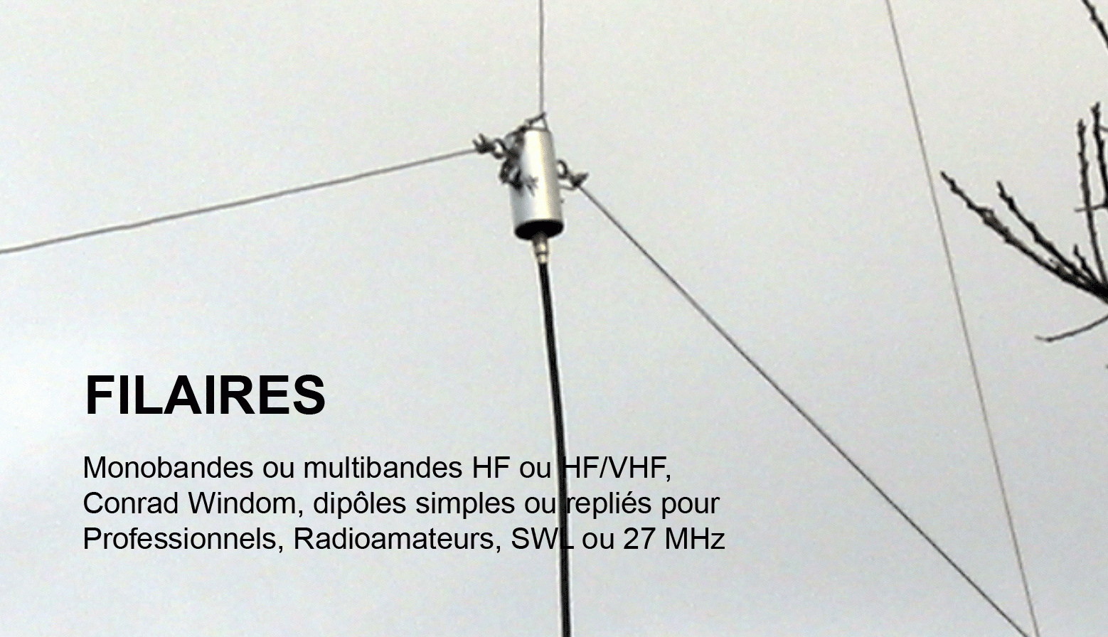 Antennes filaires